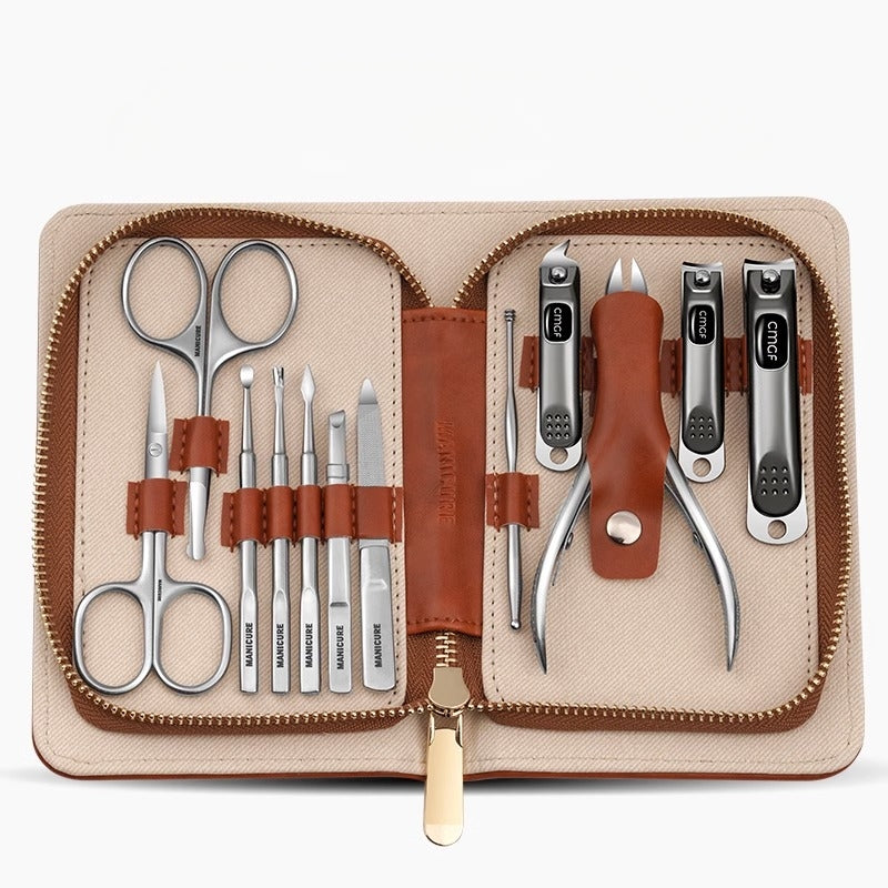 12pcs Nail Clippers Fingernail & Toenail Cutter Manicure Tool