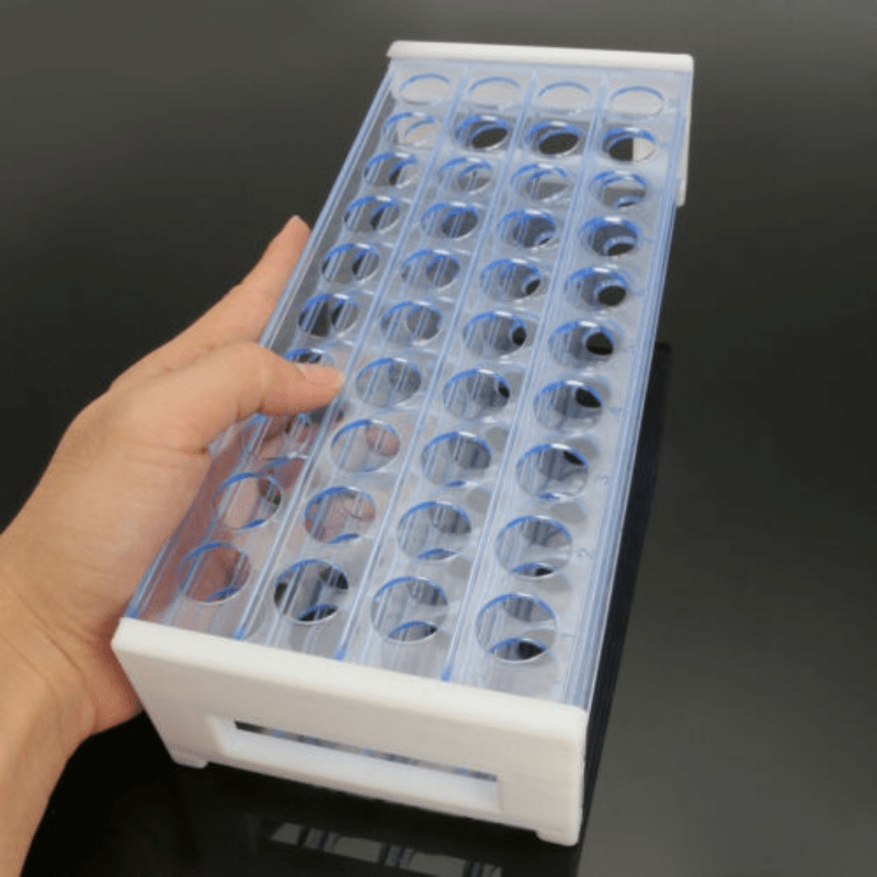 Plastic Test Tube Stand Rack for 13 16 18MM Tubes 40 50 Hole Lab Supplies