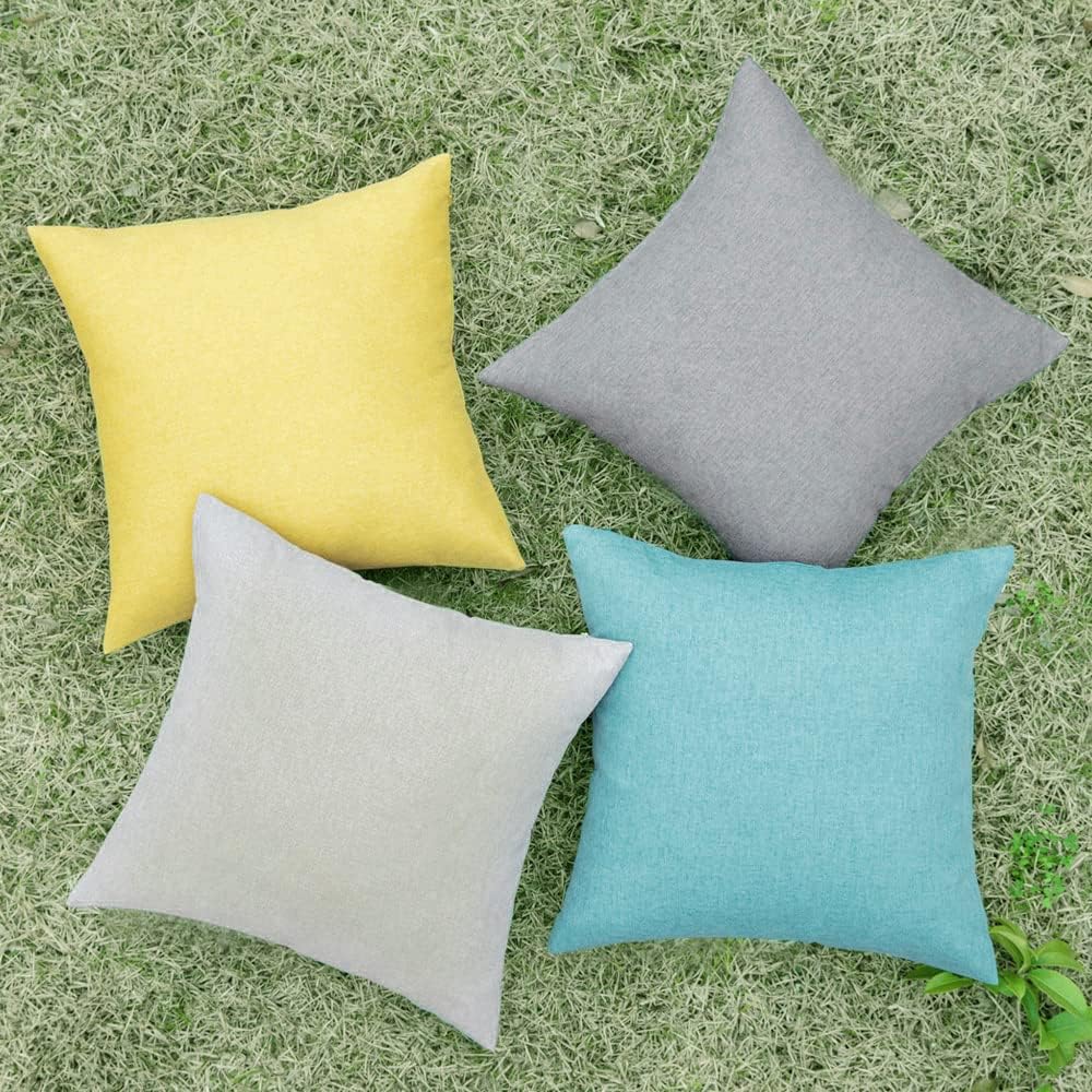 2pcs Waterproof Fall Outdoor Pillow Covers for Patio Sofa
