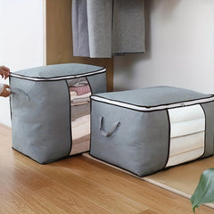 2PCS Quilt Storage Bag Foldable Clothes Storage Bags Home Blanket Luggage