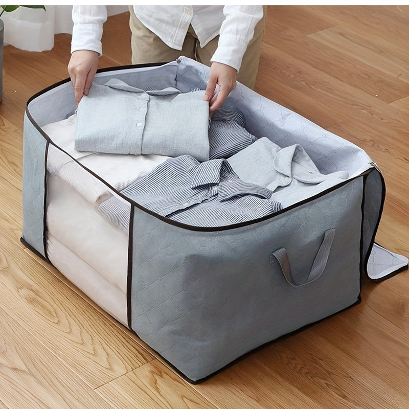 2PCS Quilt Storage Bag Foldable Clothes Storage Bags Home Blanket Luggage