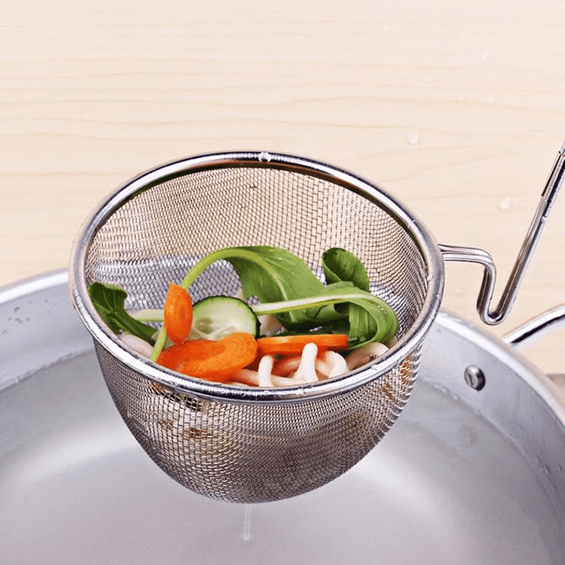 Stainless Steel Hot Pot Colander Ladle Large Filter Spoon