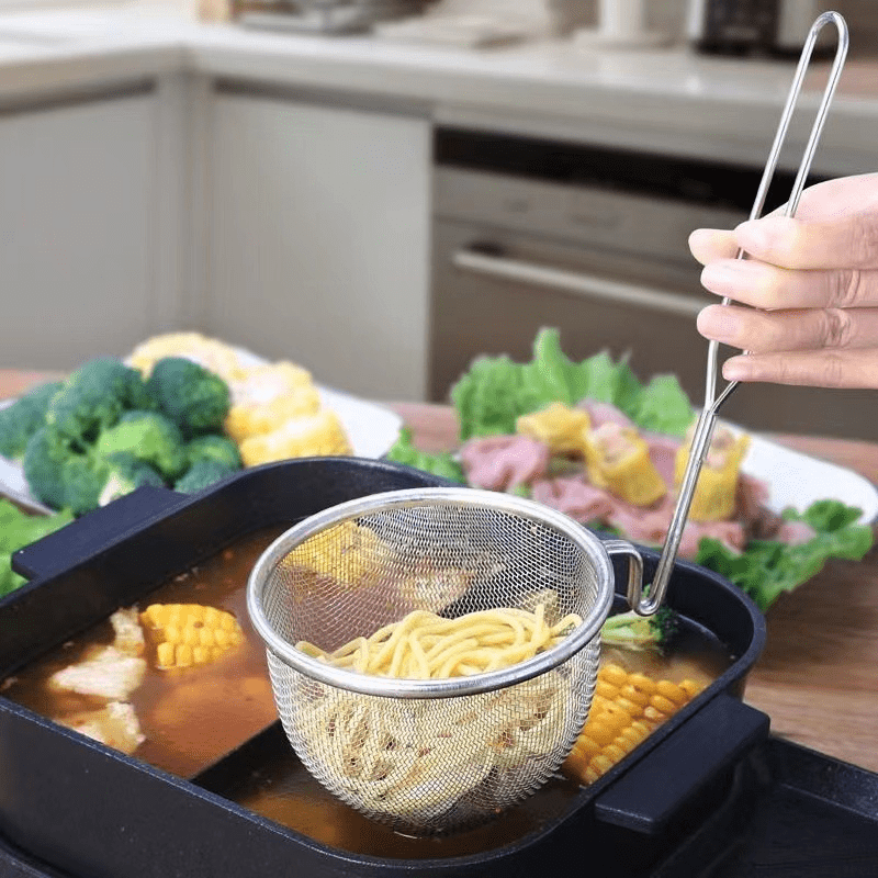 Stainless Steel Hot Pot Colander Ladle Large Filter Spoon