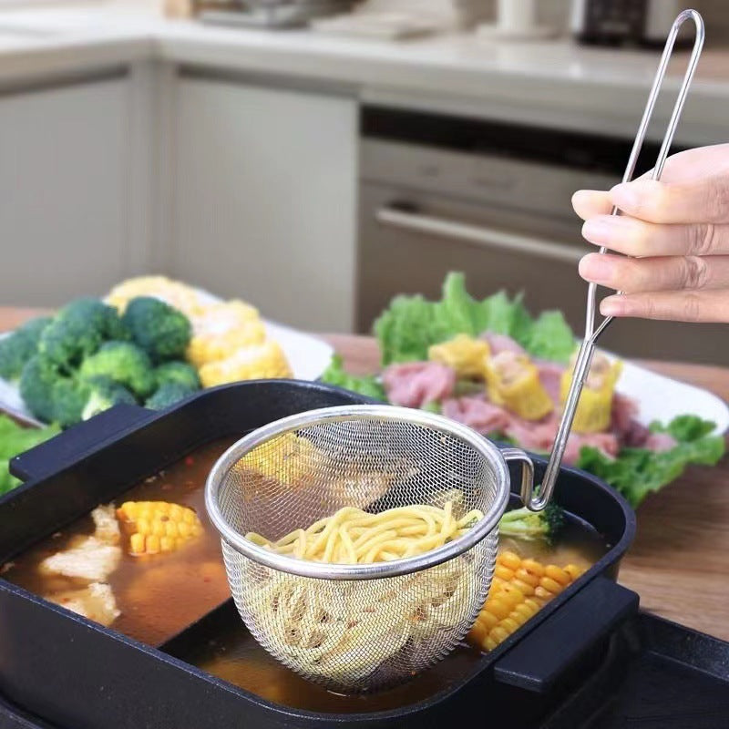 Stainless Steel Hot Pot Colander Ladle Large Filter Spoon