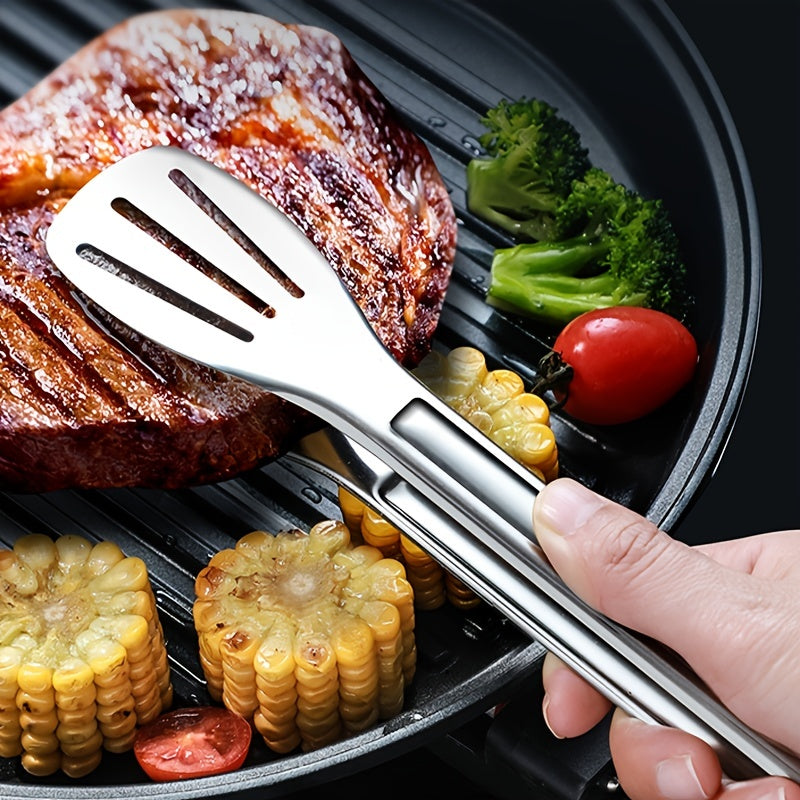 Stainless Steel Tong Skewer Food Tongs BBQ Tool Vegetable Tong