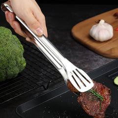 Stainless Steel Tong Skewer Food Tongs BBQ Tool Vegetable Tong