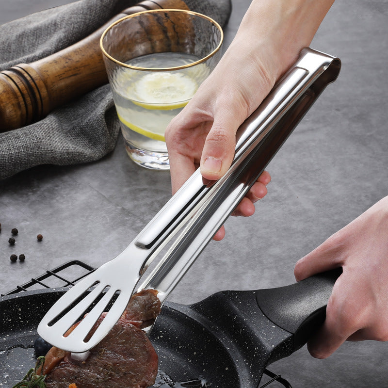 Stainless Steel Tong Skewer Food Tongs BBQ Tool Vegetable Tong