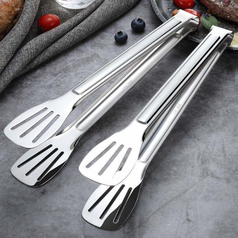 Stainless Steel Tong Skewer Food Tongs BBQ Tool Vegetable Tong