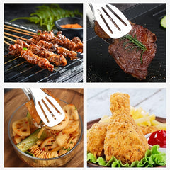 Stainless Steel Tong Skewer Food Tongs BBQ Tool Vegetable Tong