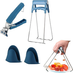 Kitchen Hot Plate Gripper Stainless Steel Bowl Clip