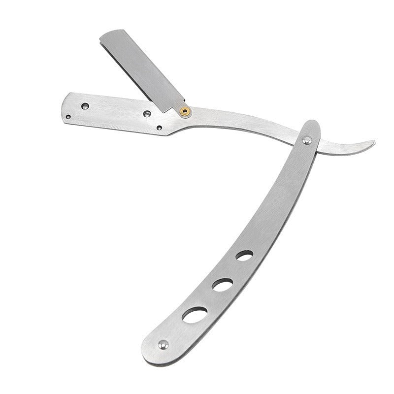 Men's Shaving Barber Tools Hair Razor Stainless Steel Straight Razor Holder