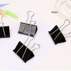 1pc Binder Clips Office Clip Ticket Metal Clip Test Paper Clip