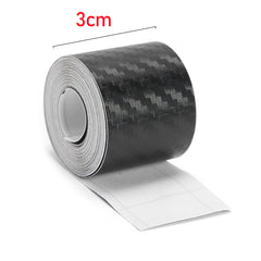 Carbon Fiber Car Sticker DIY Protector Strip Auto Door Sill Side Mirror Anti Scr