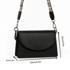 Vegan Crossbody Bag Vintage PU Shoulder Bag Women's Casual Retro Handbag & Purse