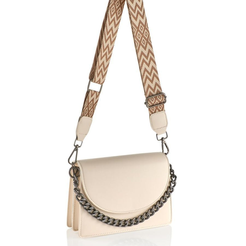 Vegan Crossbody Bag Vintage PU Shoulder Bag Women's Casual Retro Handbag & Purse