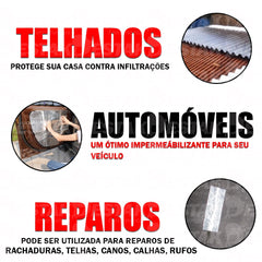 Waterproof Asphalt Sealed Tape 10m Self Adhesive Blanket Aluminiza