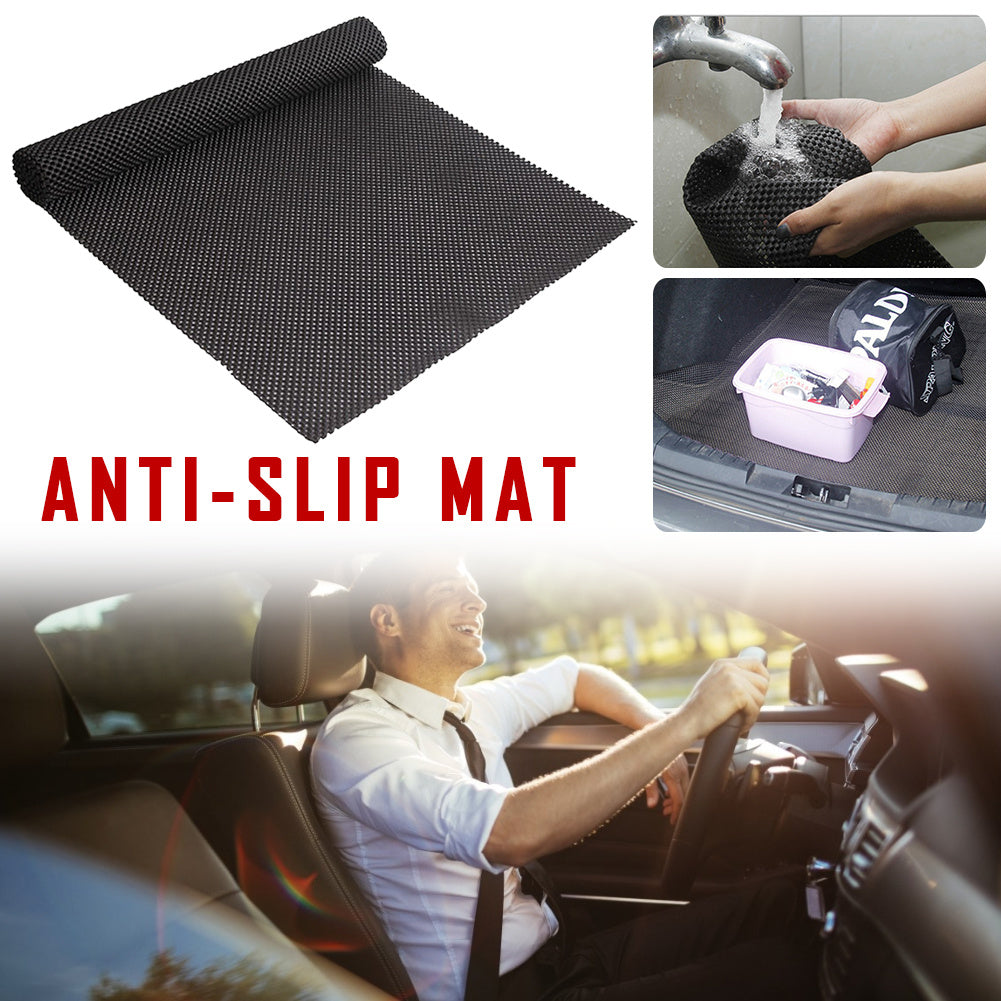 DIY Cab Trunk Anti-slip Mat PVC Foam Luggage Storage Mat 150x50cm