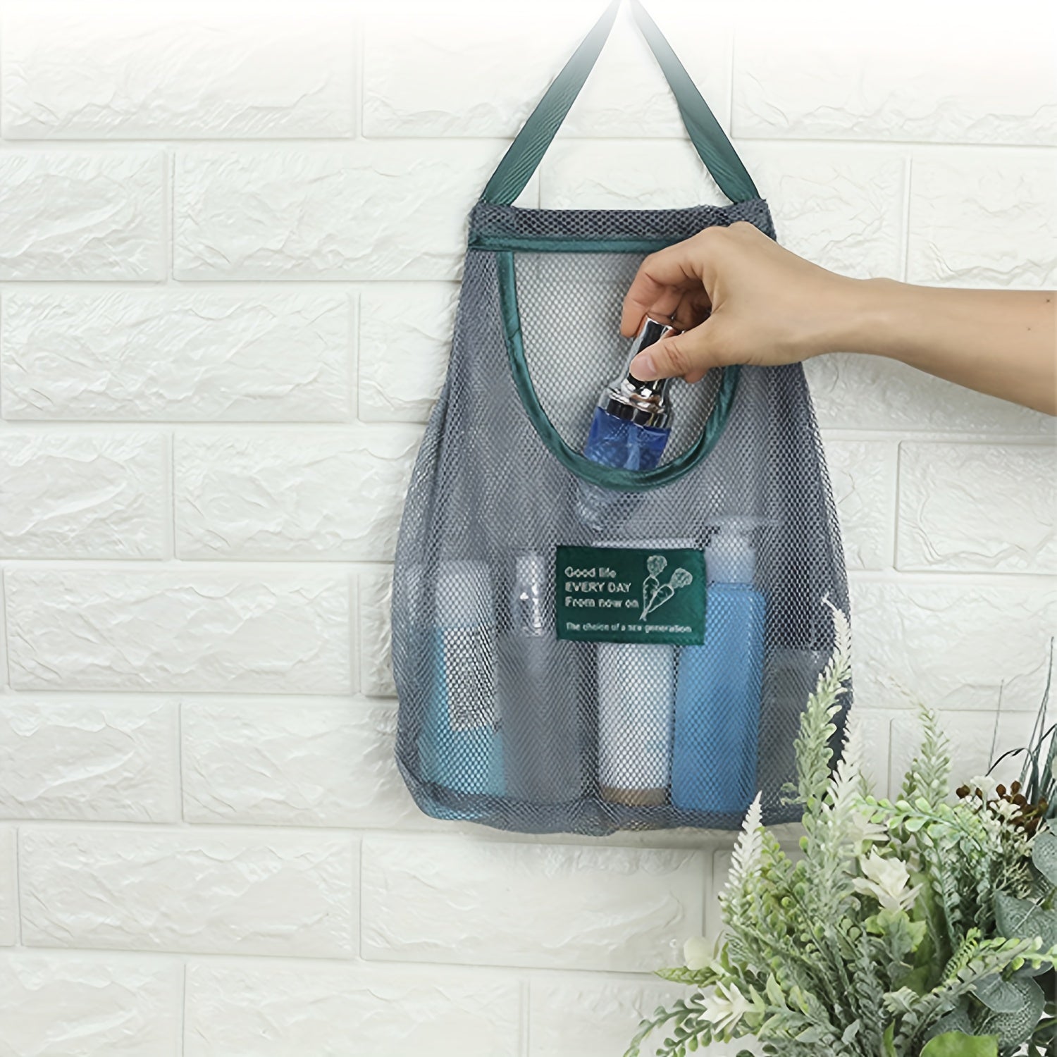 Mesh Bags for Fruits and Vegetables - Kitchen Storage Tote Bag