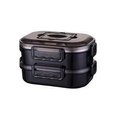 Stainless Steel Insulated Bento Food Container Leakproof Stackable Lunch Box