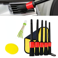 8pcs Car Motorcycle Wash Kit Detailing Brushes Towels Sponge