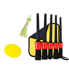 8pcs Car Motorcycle Wash Kit Detailing Brushes Towels Sponge