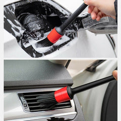 8pcs Car Motorcycle Wash Kit Detailing Brushes Towels Sponge