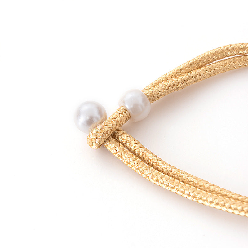 2pcs Oriental Faux Pearl Curtain Tiebacks