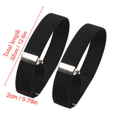 Men's Shirt Sleeve Holder Arm Cuffs Elastic Polyester Wedding Accessories