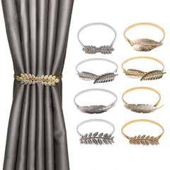Nordic Metal Spring Straps Tieback Curtain Buckle Elastic Curtain Holdback