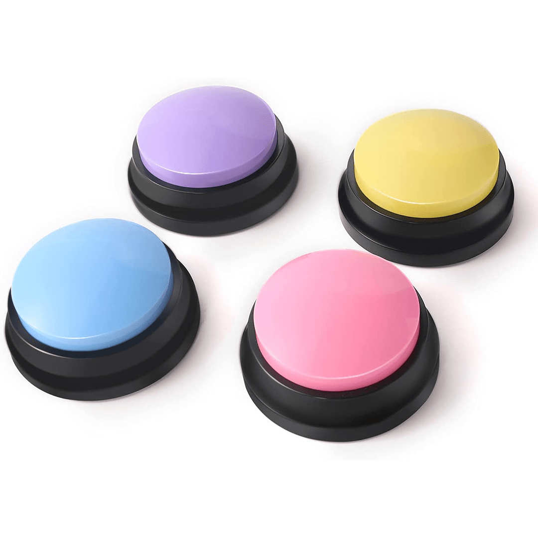 Dog Voice Recording Button Pet Communication Training Buzzer