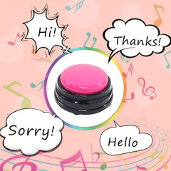 Dog Voice Recording Button Pet Communication Training Buzzer