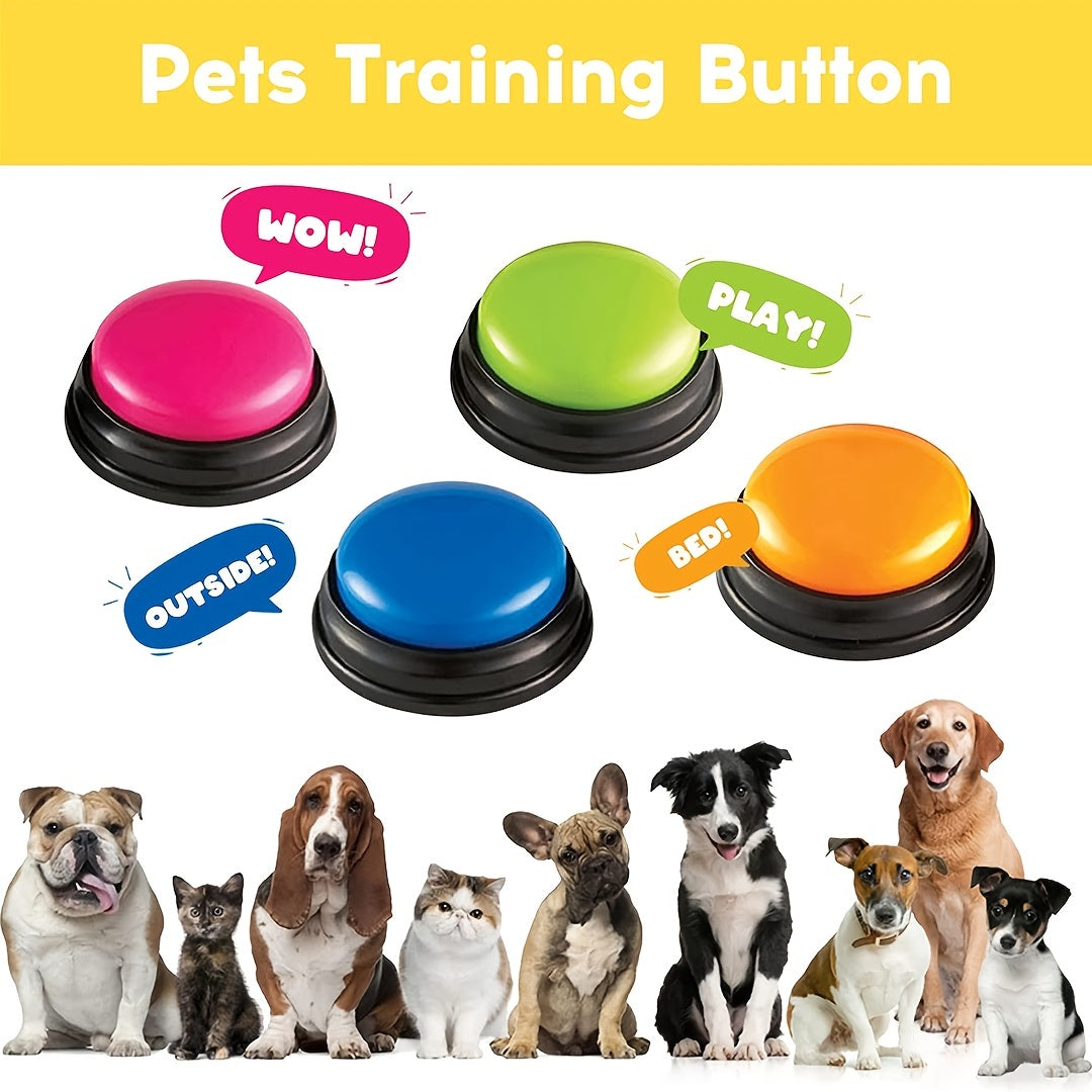Dog Voice Recording Button Pet Communication Training Buzzer
