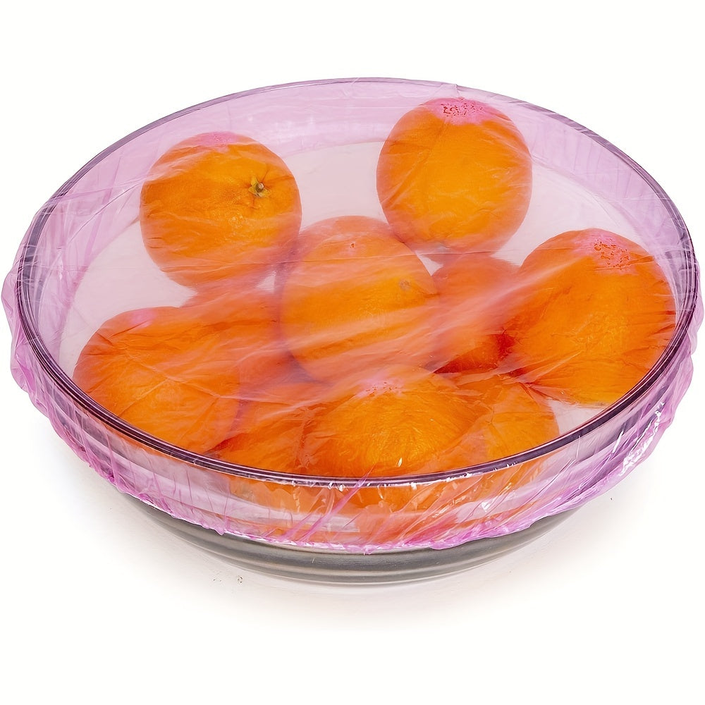 60pcs Colorful Elastic Food Storage Covers Reusable Fitted Bowl Covers