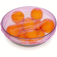 60pcs Colorful Elastic Food Storage Covers Reusable Fitted Bowl Covers