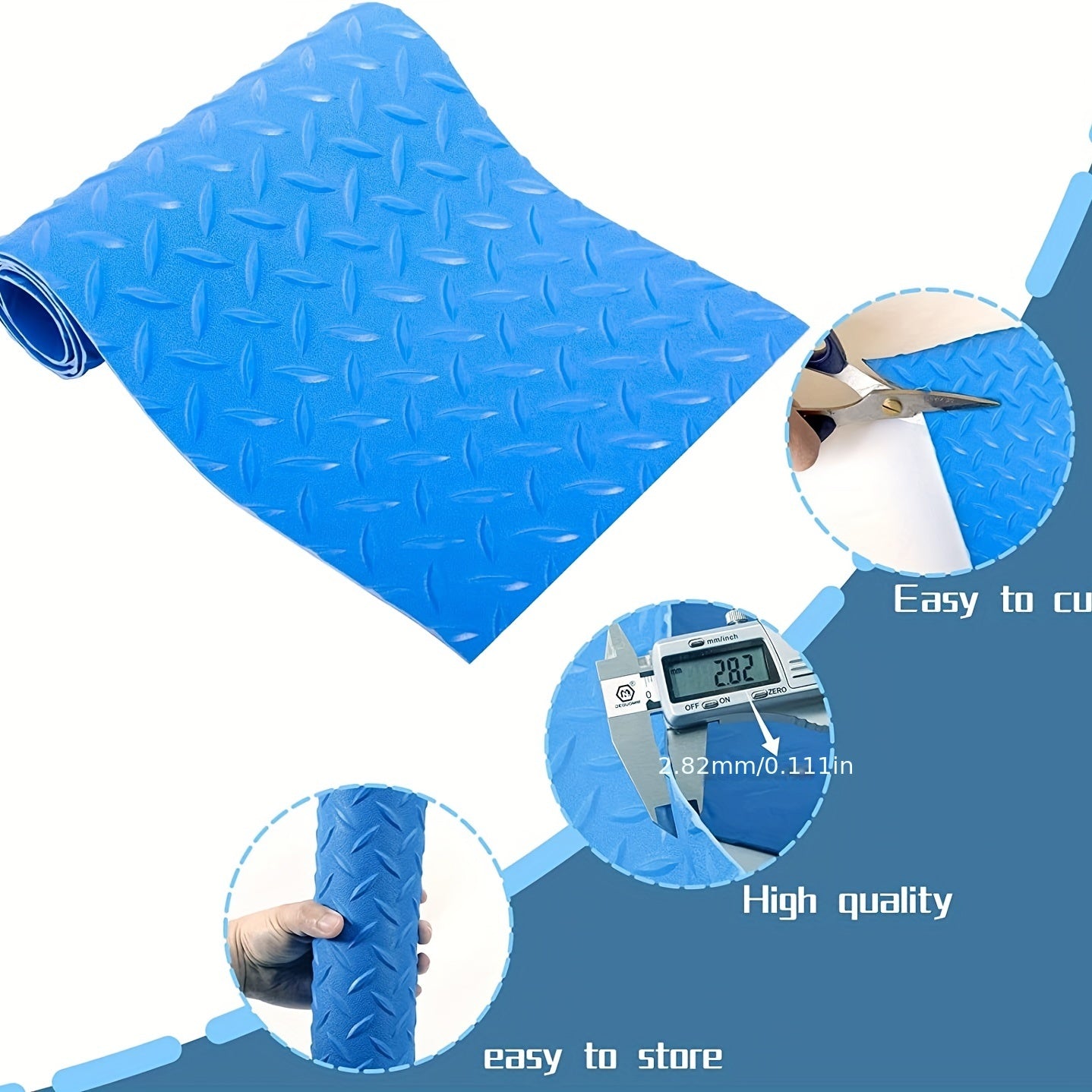 Thickened Pool Ladder Mat for Above Ground Pools