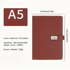 Personalized Engraved Notebook - Thickened Business Souvenir