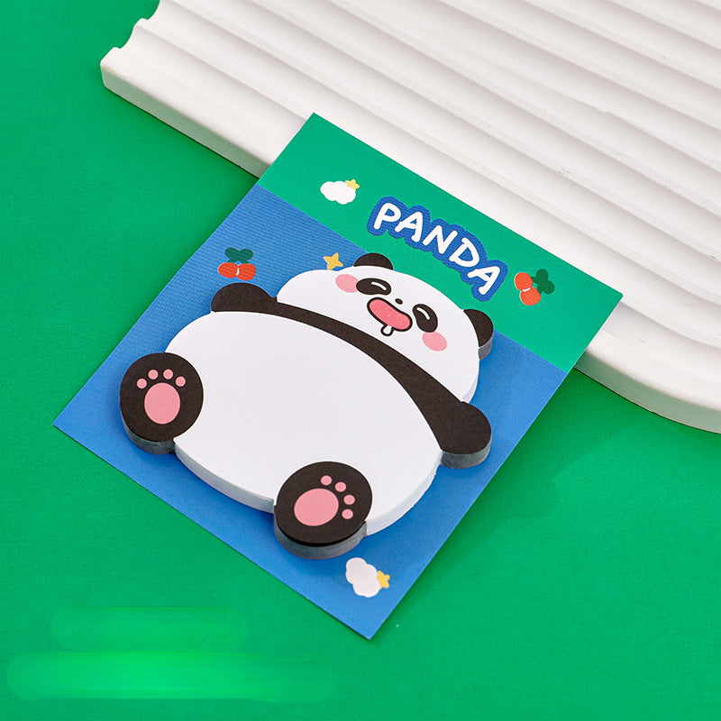 Cartoon Panda Sticky Notes - Strong Adhesive Memo Pad