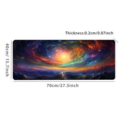 Night Starry Sky Mousepad Space Computer Keyboard Pad Office Desk Mat