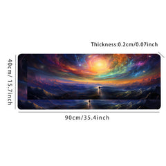 Night Starry Sky Mousepad Space Computer Keyboard Pad Office Desk Mat