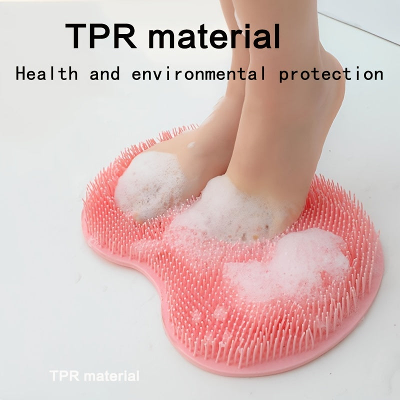 Shower Foot Scrubber Massager with Non Slip Suction Cups