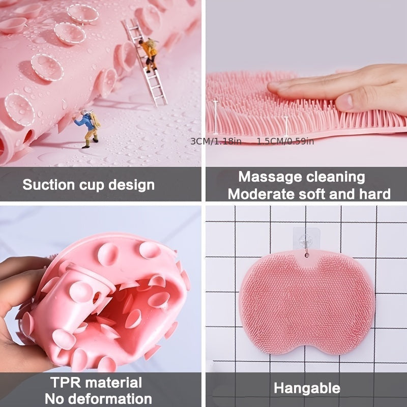 Shower Foot Scrubber Massager with Non Slip Suction Cups