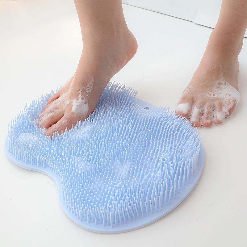 Shower Foot Scrubber Massager with Non Slip Suction Cups