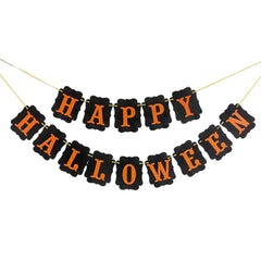 Halloween Banner Mantle Fireplace Home Decor