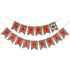 Halloween Banner Mantle Fireplace Home Decor