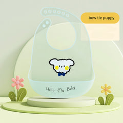 Silicone Waterproof Baby Bib Adjustable Bib For Babies