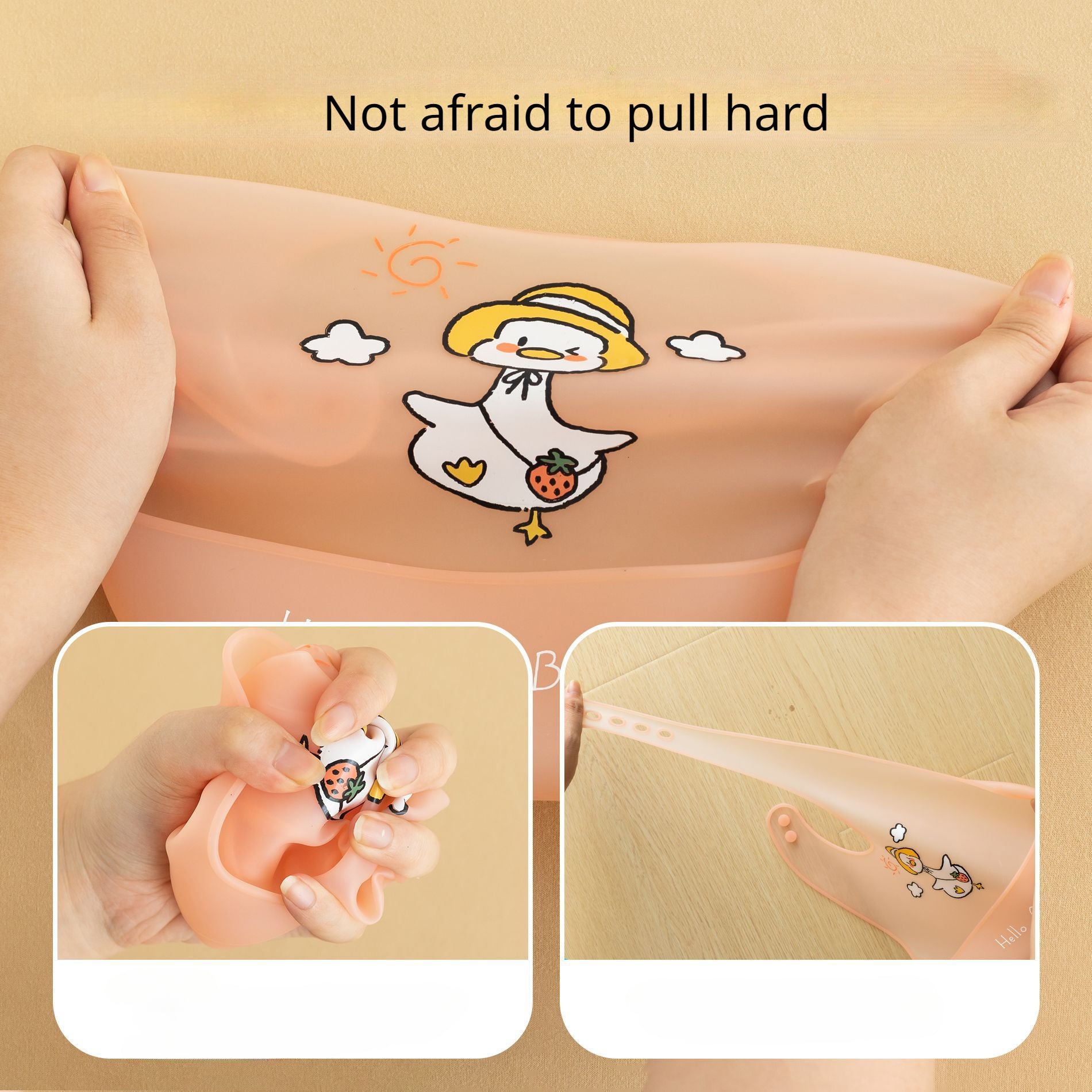 Silicone Waterproof Baby Bib Adjustable Bib For Babies