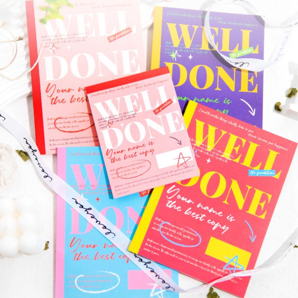 1pc Memo Pad Mini Notebook Lyrics Notepad Portable Diary Book