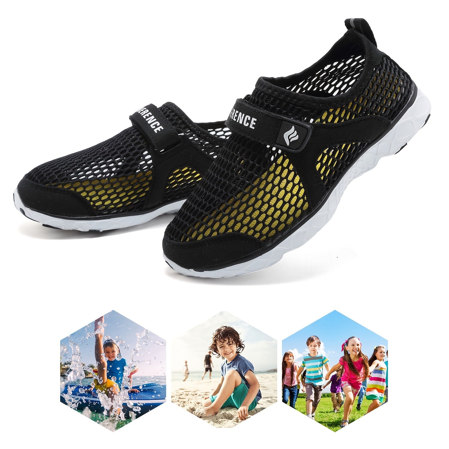Girls Barefoot Water Shoes Quick Dry Soft Sole Aqua Socks For Summer