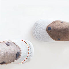 3 Pairs Baby Boys Non-Slip Floor Socks Breathable Toddlers Socks