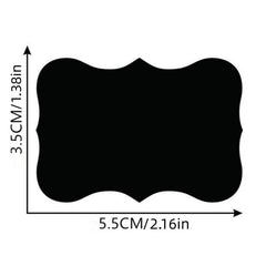 32pcs Chalkboard Blackboard Chalk Board Stickers Craft Kitchen Jar Labels
